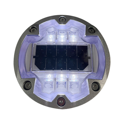 Luz subterrânea solar encaixada IP68 de alumínio encaixotando 6 parafusos prisioneiros da estrada do diodo emissor de luz dos parafusos