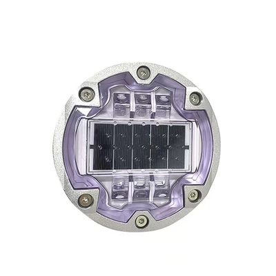 A luz solar Shell de alumínio 6 de IP68 Inground parafusa parafusos prisioneiros solares da estrada do diodo emissor de luz para a segurança de tráfego