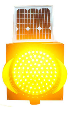 Sinais postos solares de Ddurable 18V 8W, piscamento Amber Traffic Lights