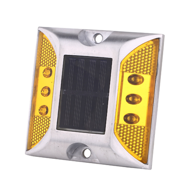 Marcadores solares solares da estrada do diodo emissor de luz IP68 Proetect da luz 5mm do parafuso prisioneiro da estrada da bateria de NI-MH