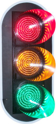A multi dobra selou 12&quot; a luz de sinal conduzida 85 impermeáveis do tráfego - 265VAC com bola completa