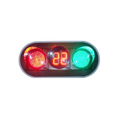 Cor verde amarela vermelha do diodo emissor de luz do à prova de água do sinal de tráfego da luz IP65 3