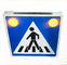 sinal solar do cruzamento pedestre da visibilidade alta de 600mm para a segurança rodoviária