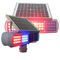 2 lados azuis e alumínio posto solar das luzes de advertência do nível vermelho de 5W IP65
